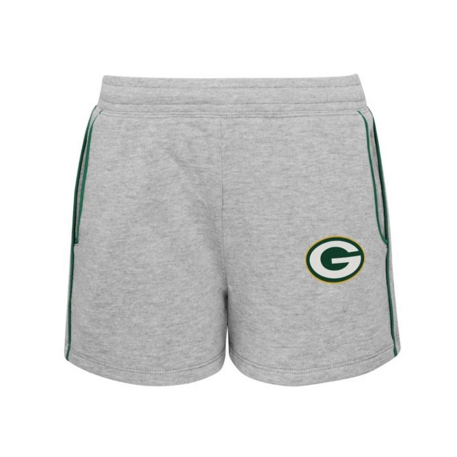 Kids * | Packers Pre-School Girls' Another Shot Short Gray