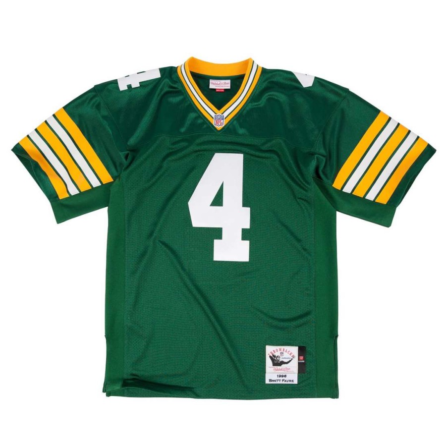 Jerseys * | #4 Favre Mitchell & Ness1996 Home Authentic Jersey Green