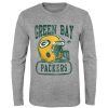 Kids * | Packers Youth Head To Head T-Shirt Heather Gray