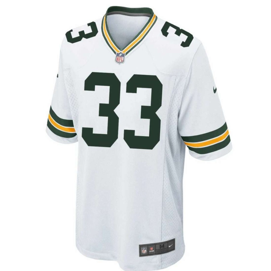 Jerseys * | #33 Aaron Jones Away Nike Game Jersey White