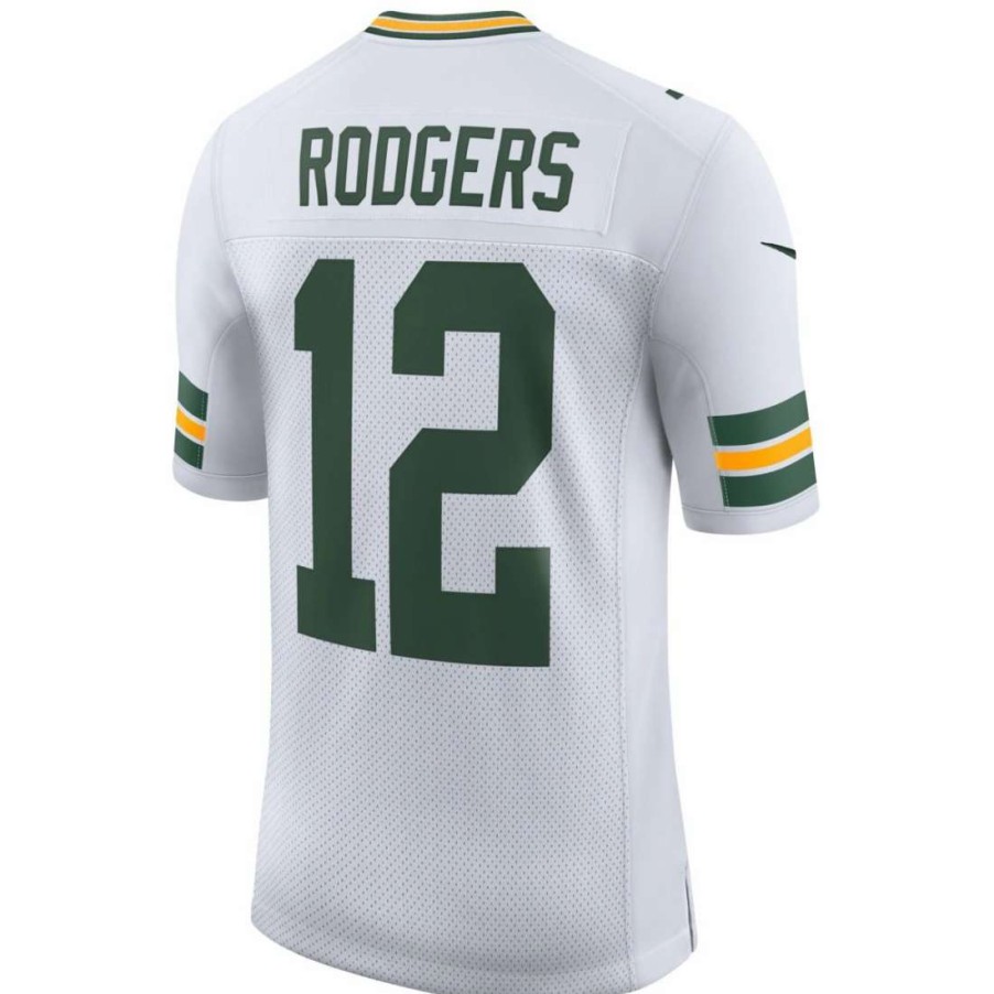 Jerseys * | #12 Aaron Rodgers Nike Away Limited Jersey White