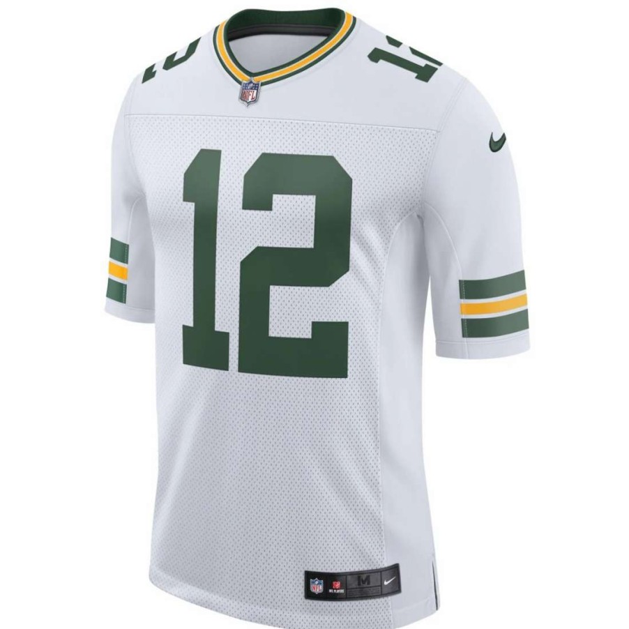 Jerseys * | #12 Aaron Rodgers Nike Away Limited Jersey White