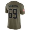 Jerseys * | Packers Nike 2022 Salute To Service #69 Jersey Olive