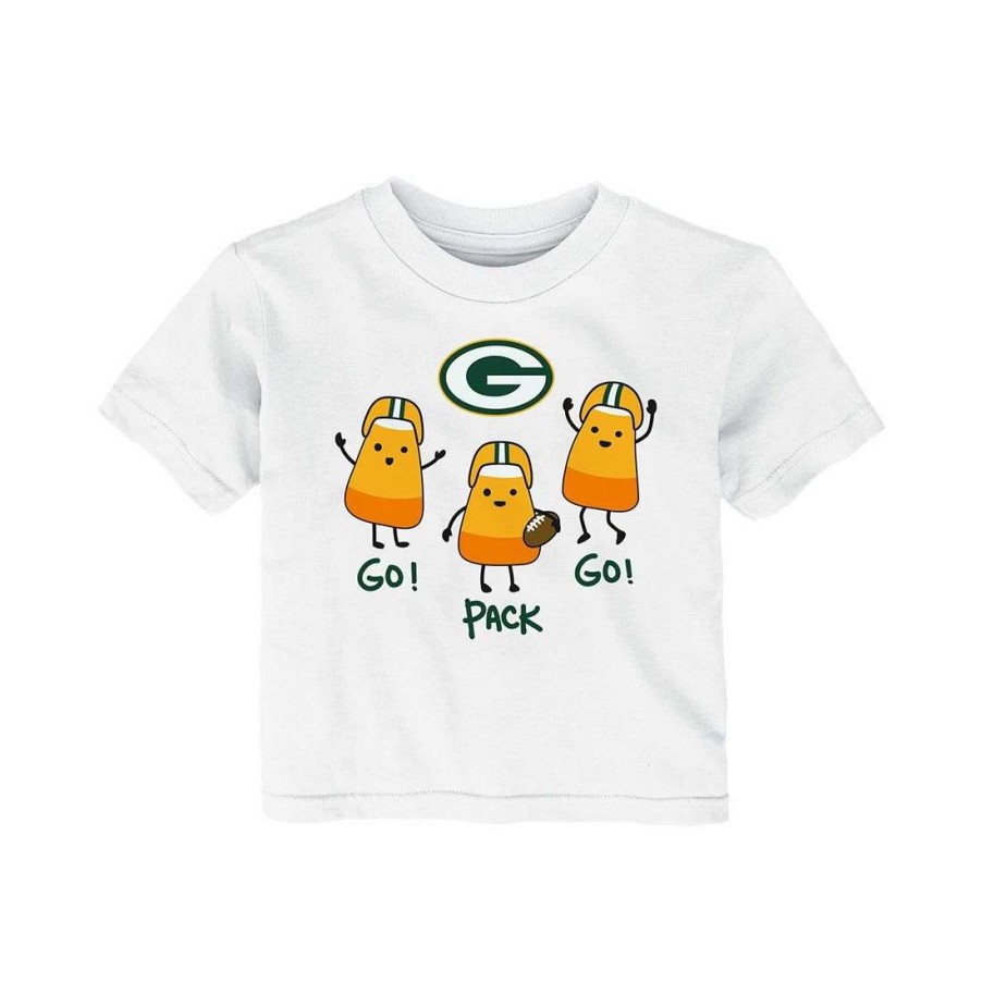 Kids * | Packers Toddler Candy Corn T-Shirt White