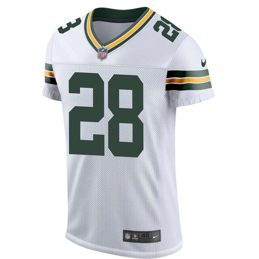 Jerseys * | #28 A.J. Dillon Nike Away Elite Jersey White