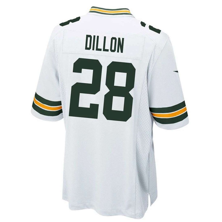 Jerseys * | #28 A.J. Dillon Away Youth Nike Game Jersey White