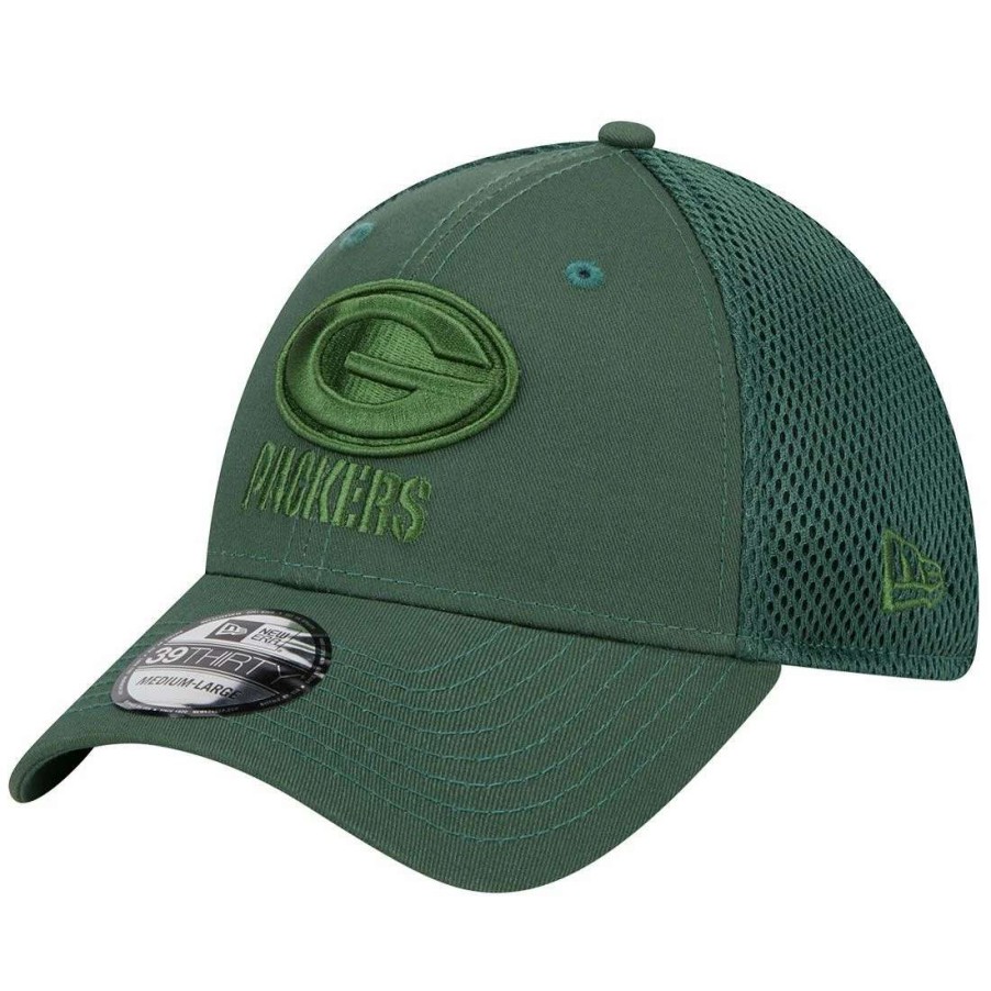 Hats * | Packers New Era Team Neo D1 39Thirty Cap Green