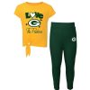 Kids * | Packers Pre-School Forever Love 2-Piece Set Gold & Green