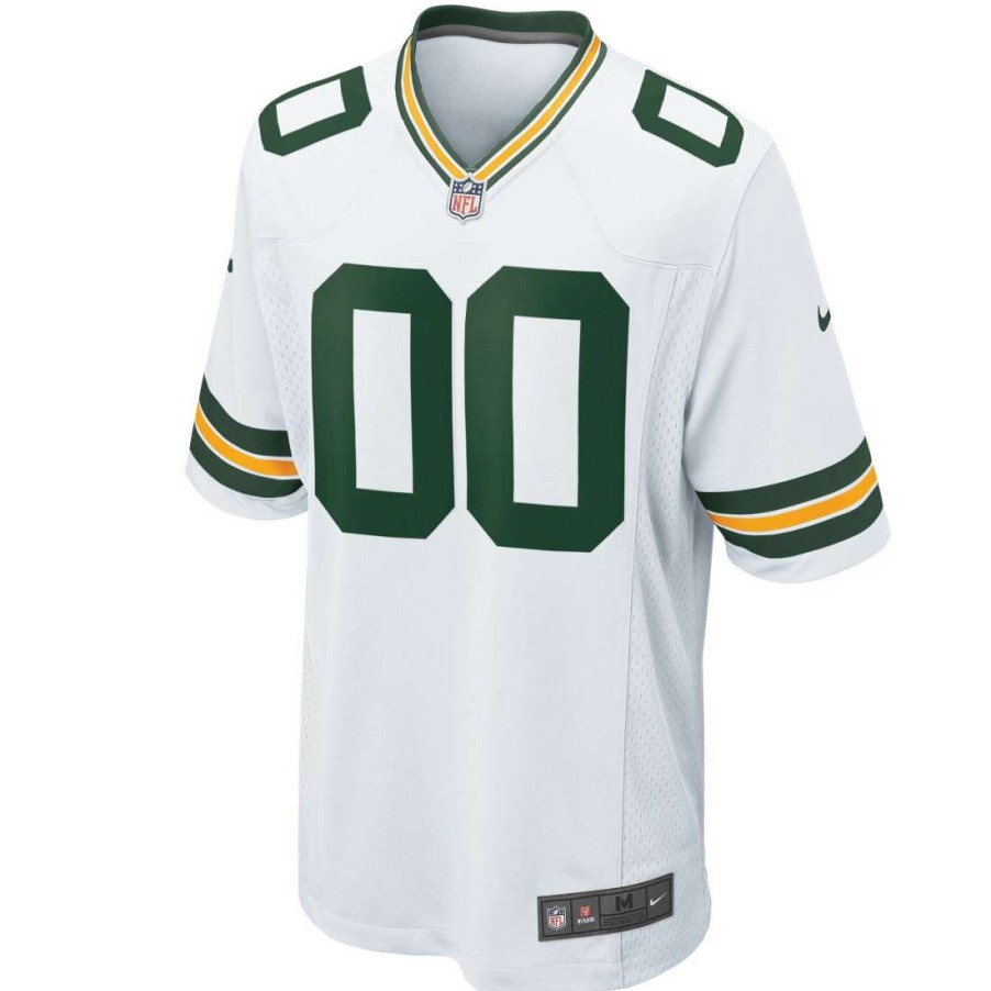 Jerseys * | Packers Youth Nike Custom Away Game Jersey White