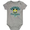 Kids * | Packers Newborn Lil Champ Mickey Mouse Bodysuit Gray