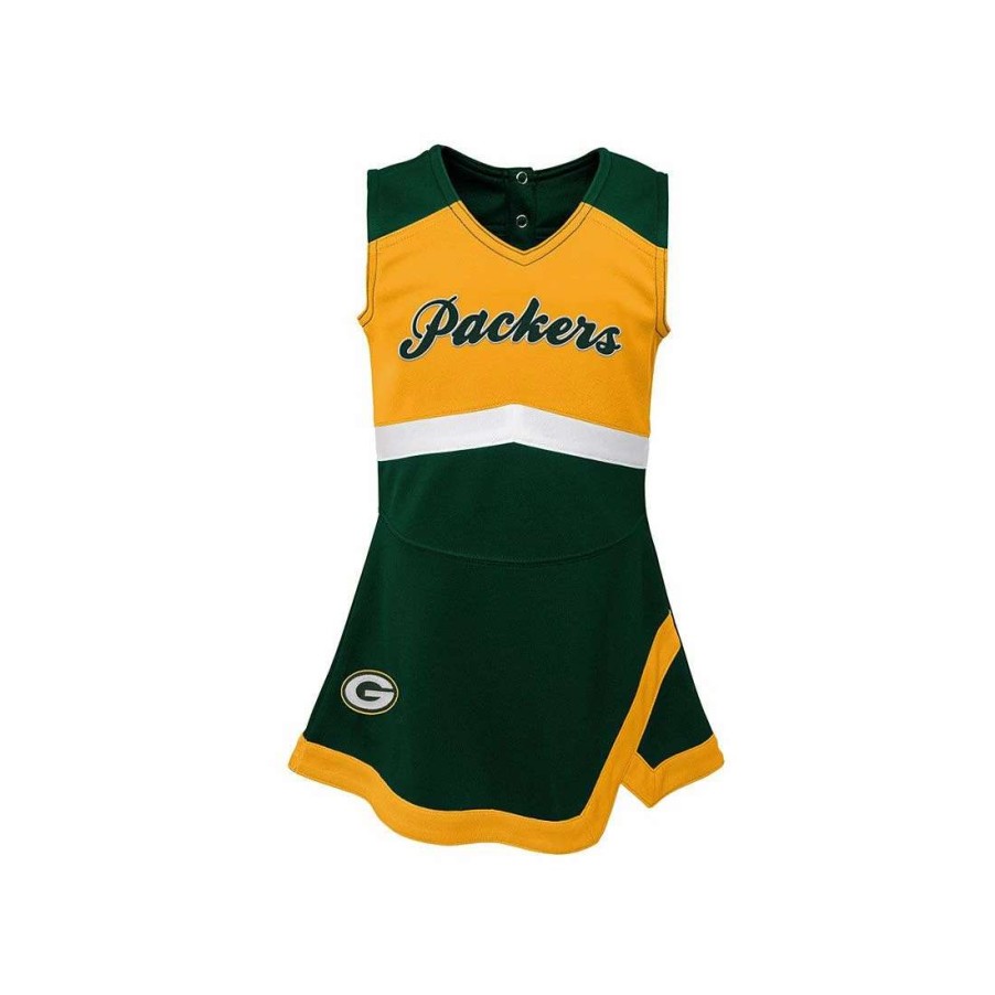 Kids * | Packers Infant Cheer Captain 2-Piece Dress Set Green & Gold