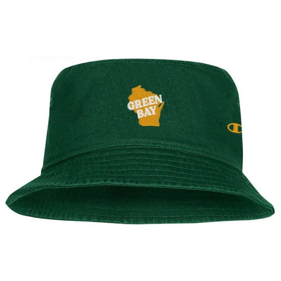 Hats * | Hometown Champion State Bucket Hat Dark Green