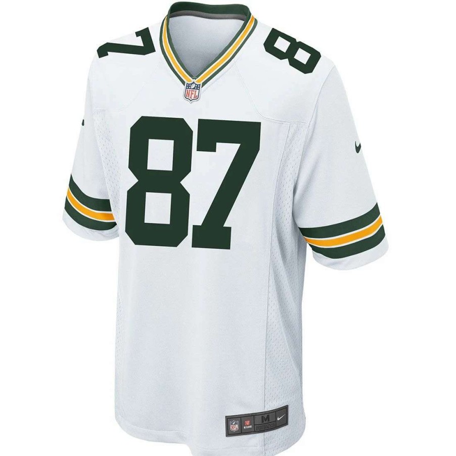 Jerseys * | #87 Jordy Nelson Nike Away Game Jersey White