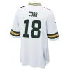 Jerseys * | #18 Randall Cobb Away Youth Nike Game Jersey White