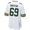 Jerseys * | #69 David Bakhtiari Away Nike Game Jersey White