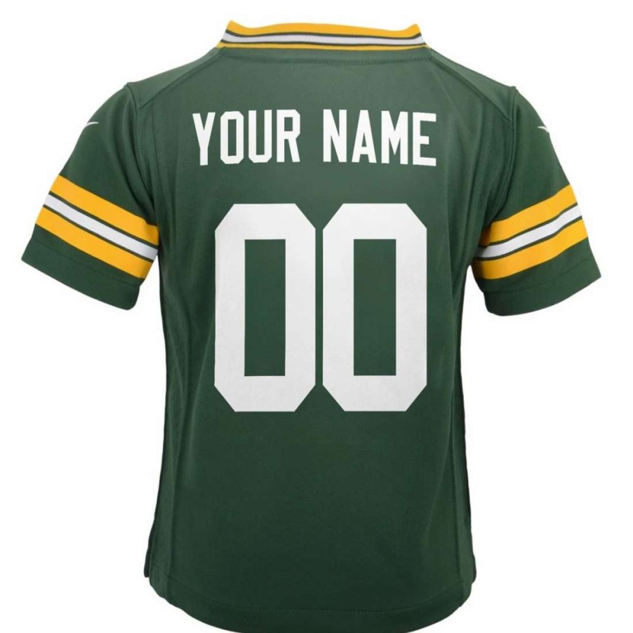 Jerseys * | Packers Toddler Nike Custom Home Game Jersey Green