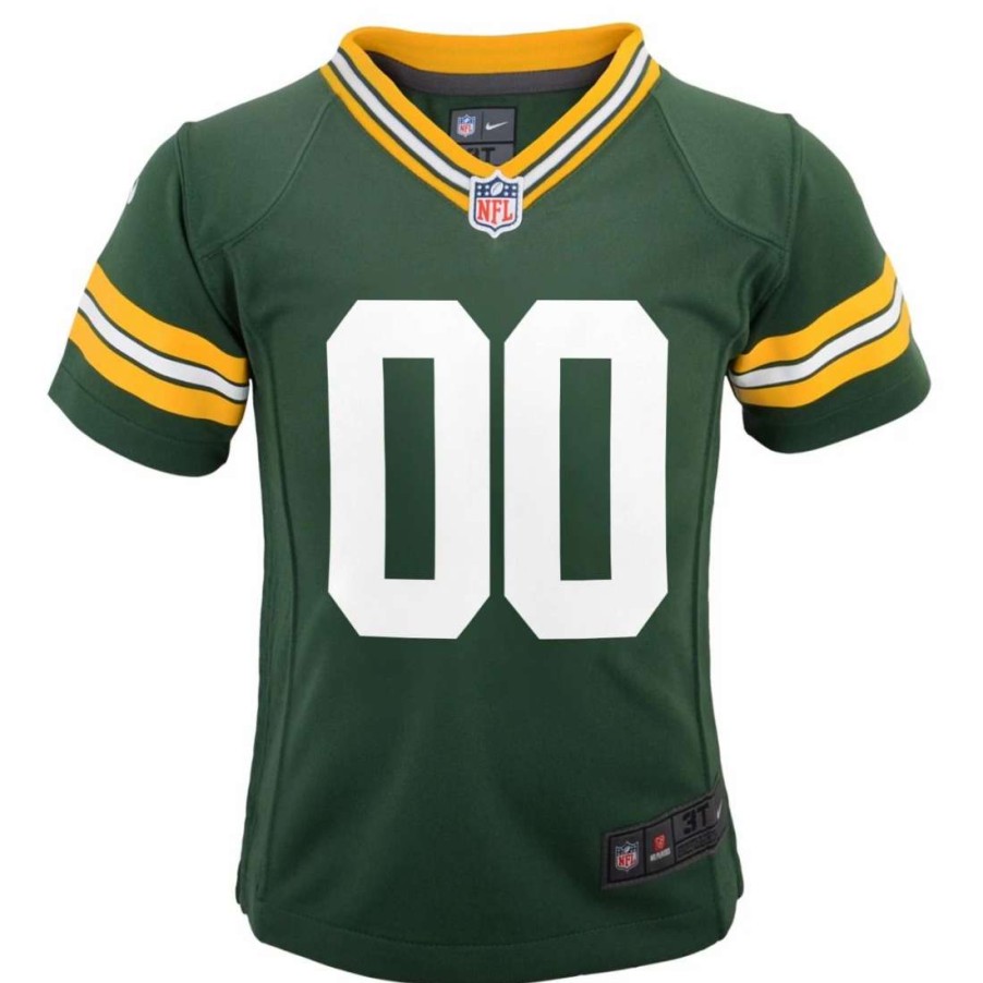 Jerseys * | Packers Toddler Nike Custom Home Game Jersey Green