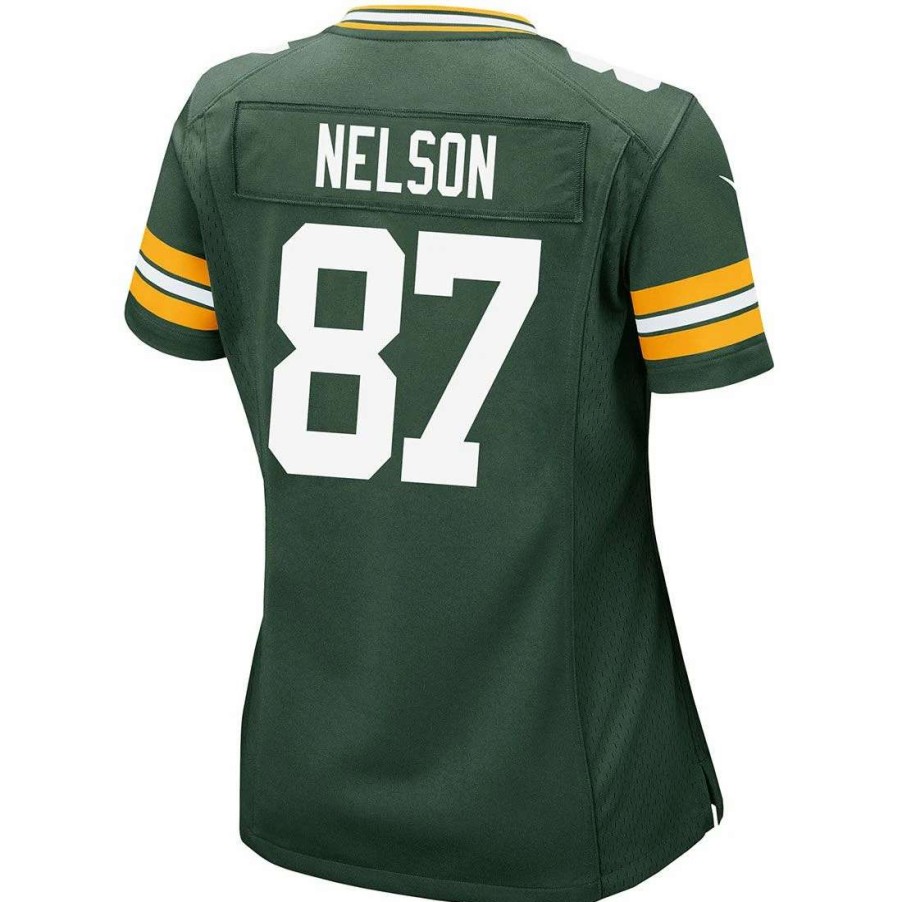 Jerseys * | #87 Jordy Nelson Home Womens Nike Game Jersey Fir Green