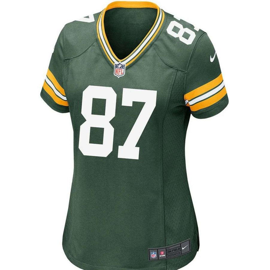 Jerseys * | #87 Jordy Nelson Home Womens Nike Game Jersey Fir Green