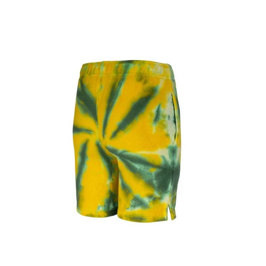 Kids * | Packers Toddler Sand Box Tie-Dye Fleece Short Green & Gold