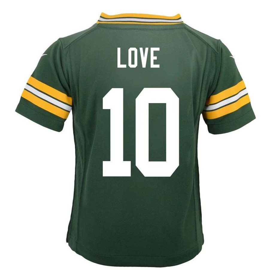 Jerseys * | #10 Jordan Love Home Toddler Nike Game Jersey Fir Green