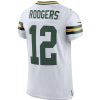 Jerseys * | #12 Aaron Rodgers Nike Away Elite Player Jersey White