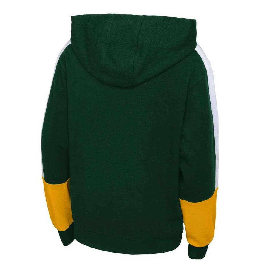 Kids * | Packers Girls In Your Element Hoodie Green & Gold