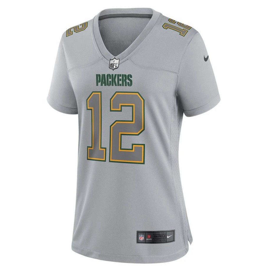 Jerseys * | #12 Rodgers Womens Nike Atmosphere Fashion Jersey Gray