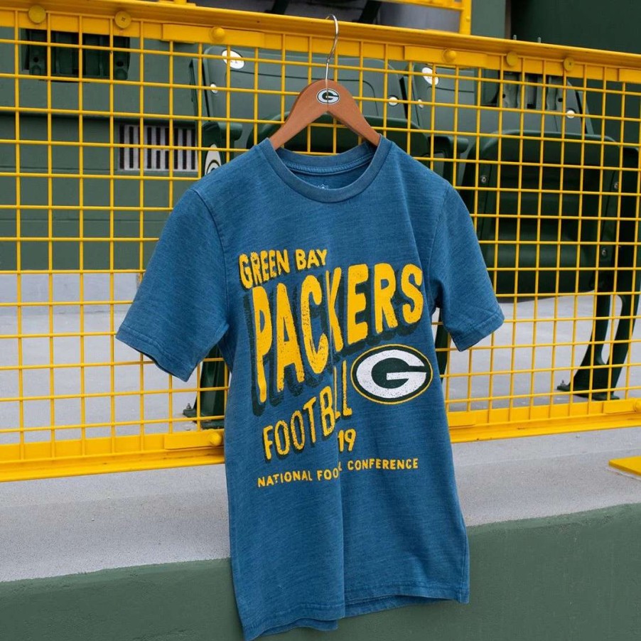 Kids * | Packers Pre-School Retrograde T-Shirt Denim