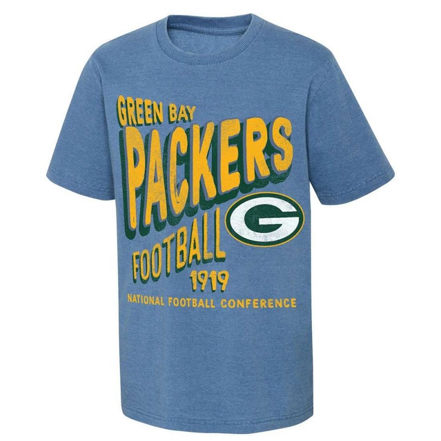 Kids * | Packers Pre-School Retrograde T-Shirt Denim