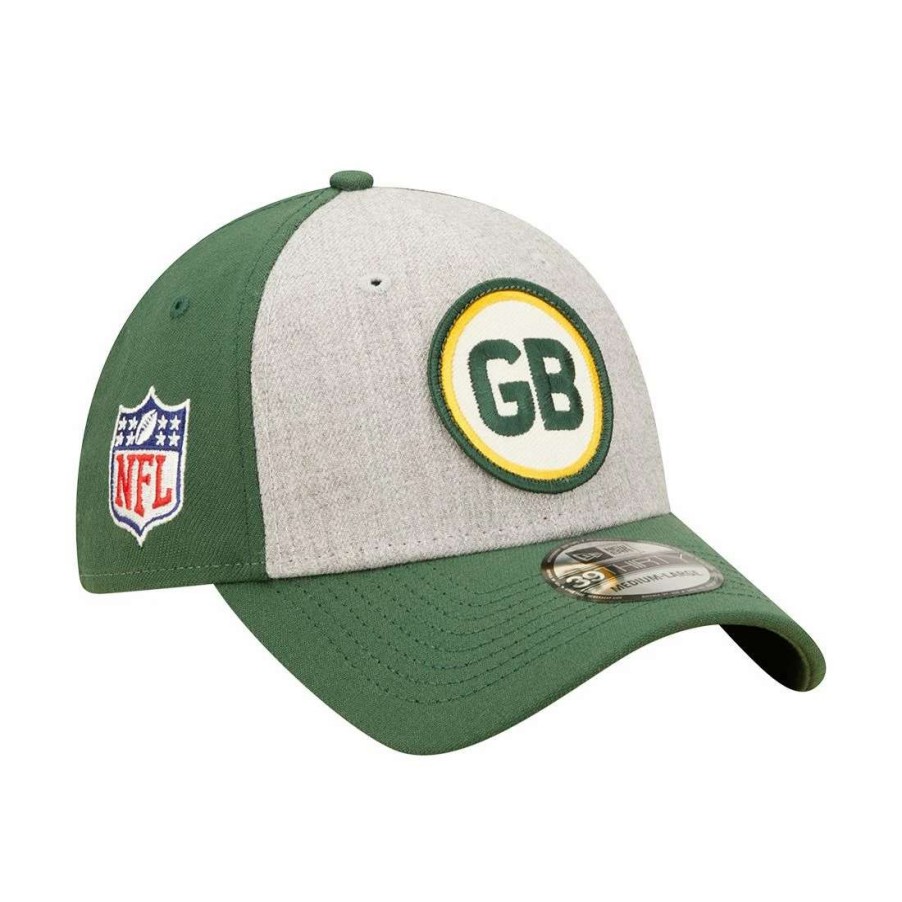 Hats * | 50S Classic New Era 2022 Sideline 39Thirty Cap Gray & Green