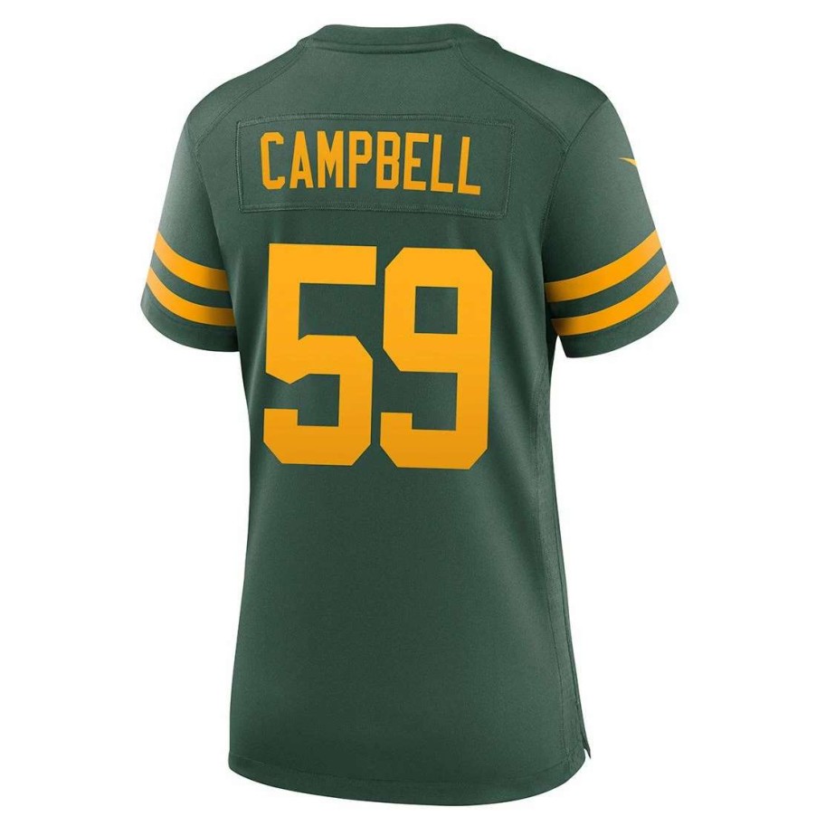 Jerseys * | 50S Classic Womens #59 Campbell Nike Game Jersey Green & Gold