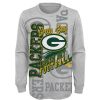 Kids * | Packers Youth Game Day Vibes T-Shirt Gray