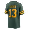 Jerseys * | Packers 50S Classic Nike #13 Lazard Game Jersey Green & Gold