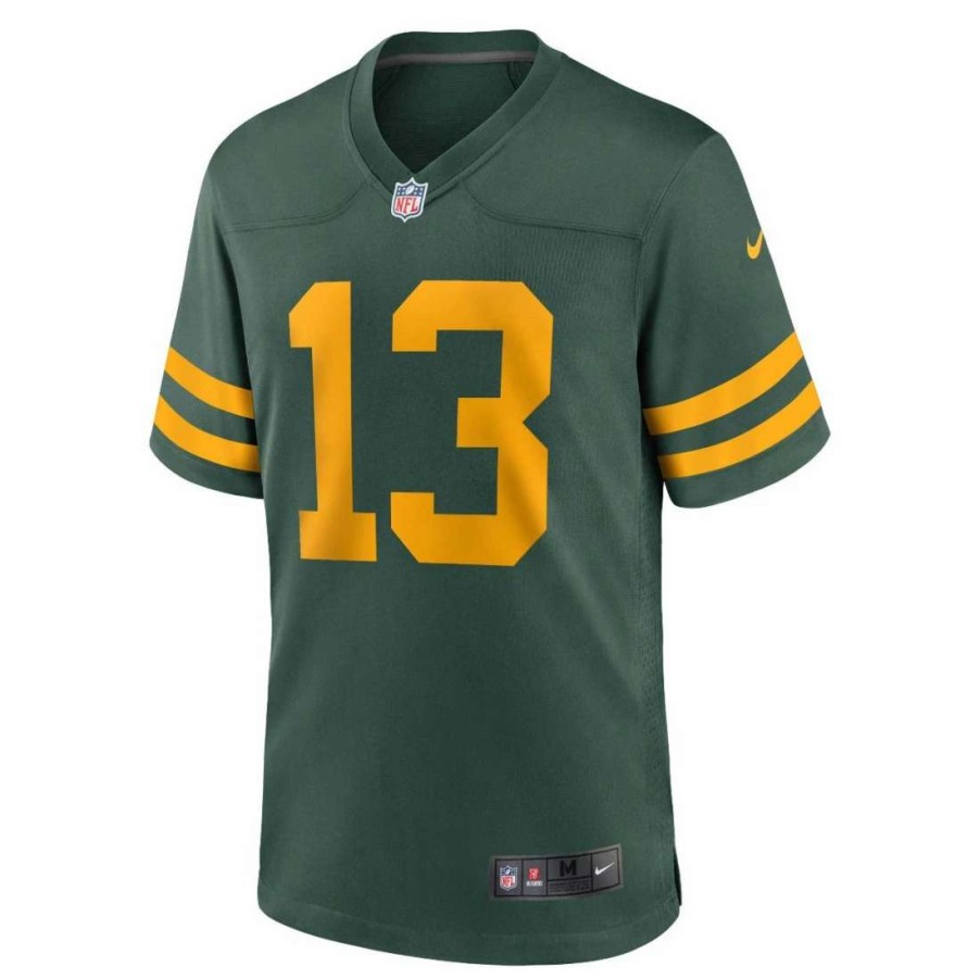 Jerseys * | Packers 50S Classic Nike #13 Lazard Game Jersey Green & Gold