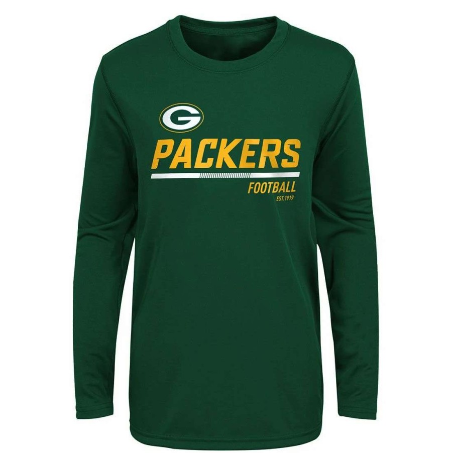 Kids * | Packers Pre-School Dri-Tek T-Shirt Green