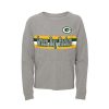 Kids * | Packers Pre-School Girls All Striped Up Top Gray