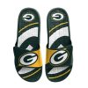 Kids * | Packers Youth Logo Gel Slide Green & Gold