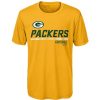 Kids * | Packers Youth Engage Dri-Tek T-Shirt Gold