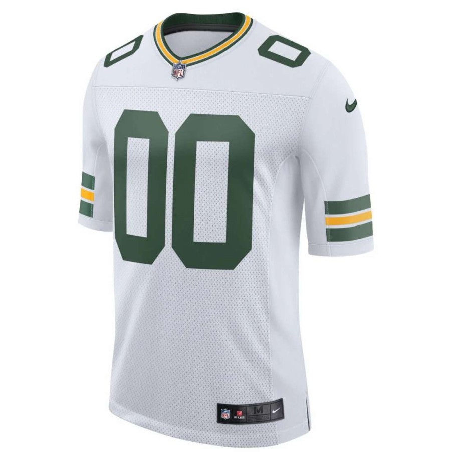 Jerseys * | Packers Nike Custom Away Limited Jersey White