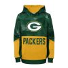 Kids * | Packers Pre-School Covert Pullover Hoodie Green & Gold