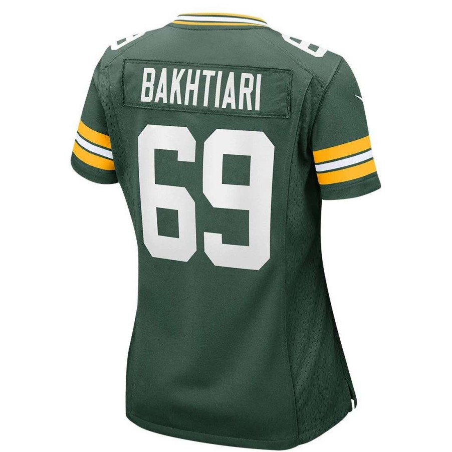 Jerseys * | #69 David Bakhtiari Home Womens Nike Game Jersey Fir Green