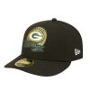 Hats * | Packers New Era Salute To Service Lp 59Fifty Cap Black