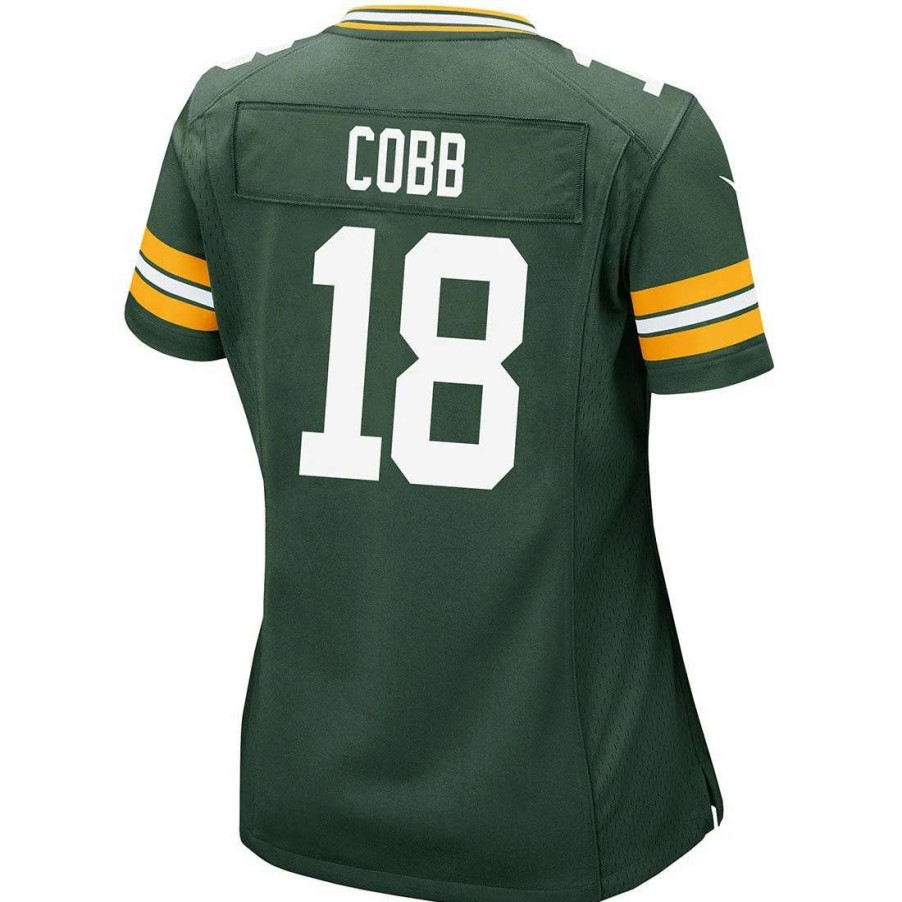 Jerseys * | #18 Randall Cobb Home Womens Nike Game Jersey Fir Green