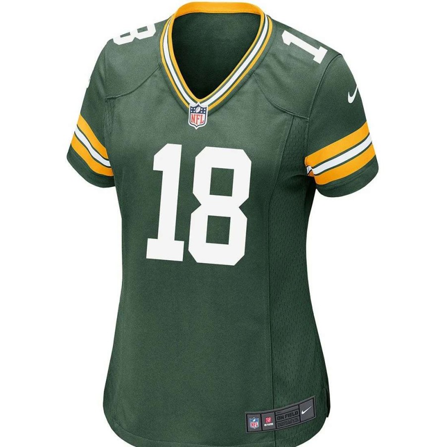 Jerseys * | #18 Randall Cobb Home Womens Nike Game Jersey Fir Green