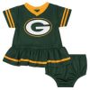 Kids * | Packers Infant Gerber Dress & Diaper Cover Set Green