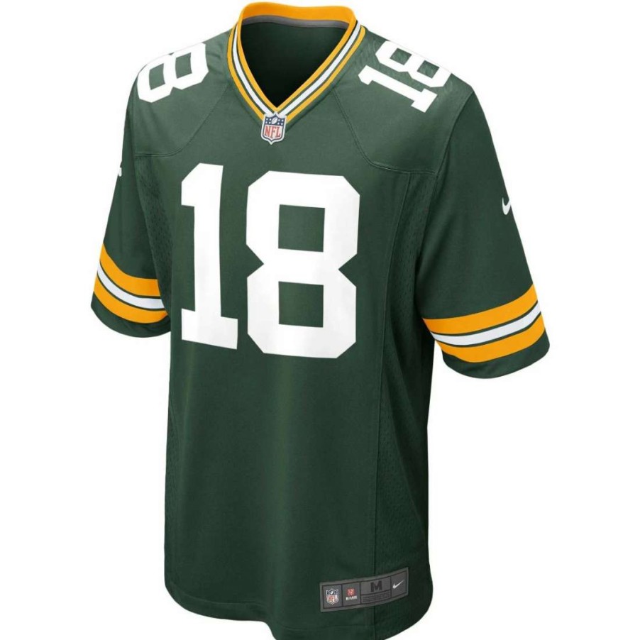 Jerseys * | #18 Randall Cobb Nike Home Game Jersey Fir Green