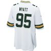 Jerseys * | #95 Devonte Wyatt Away Nike Game Jersey White