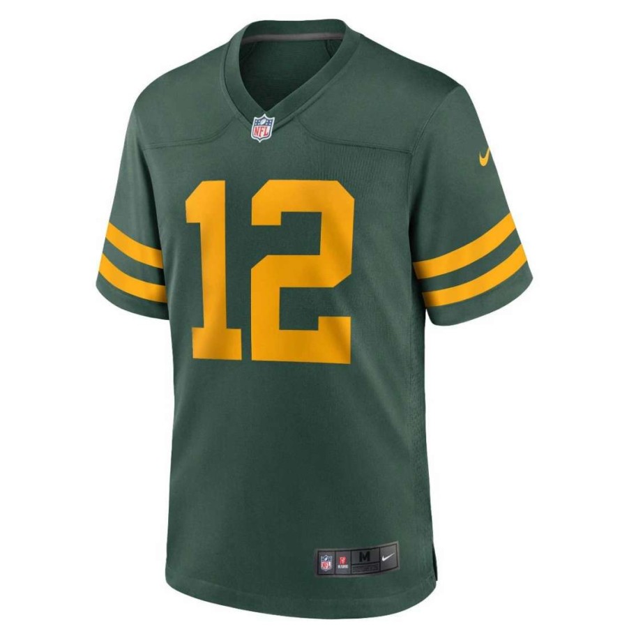 Jerseys * | Packers 50S Classic Youth Nike #12 Rodgers Jersey Green & Gold