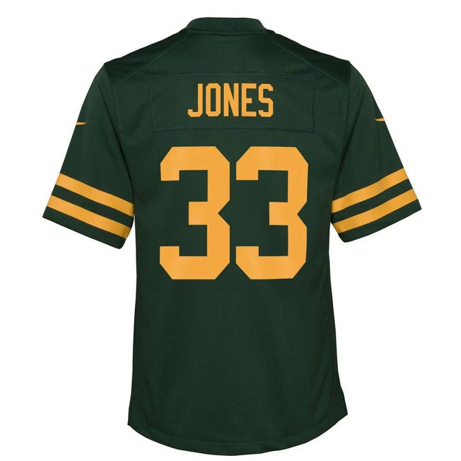 Jerseys * | Packers 50S Classic Youth Nike #33 Jones Jersey Green & Gold